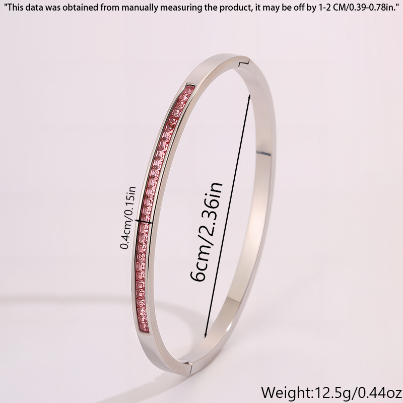 3pcs Women's Layered Sparkling Bracelet Set, Daily Wear